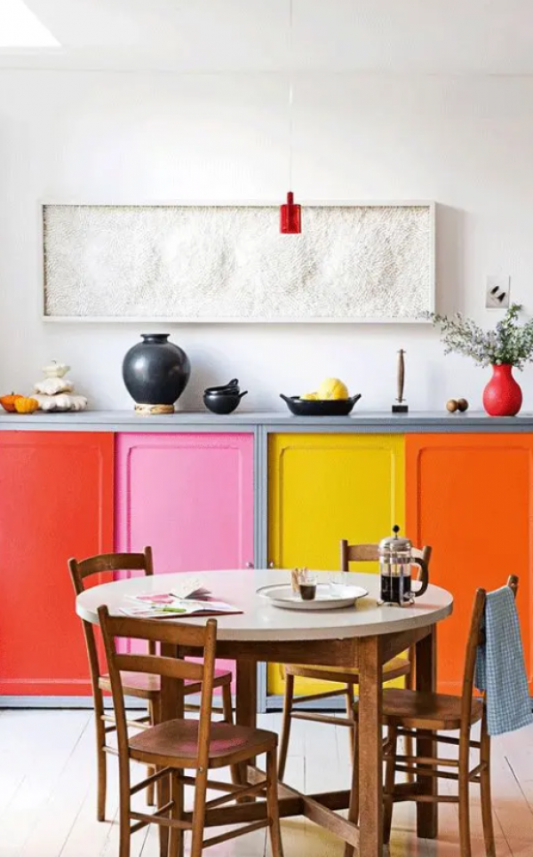 Sentuhan Warna-warni pada Perabotan